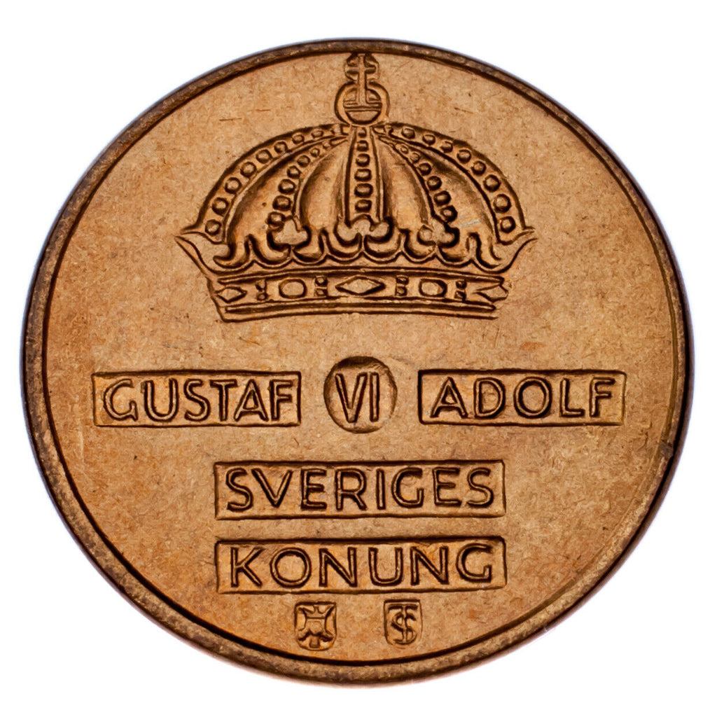 1956 Sweden Ore Coin Lot (25 coins) All in Unc-BU Condition! KM# 820