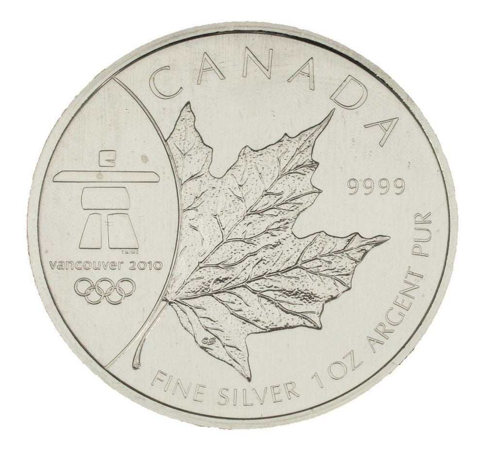 2008 Canada Silver Vancouver Olympics Silver Coin Unc., Set of 2 Coins