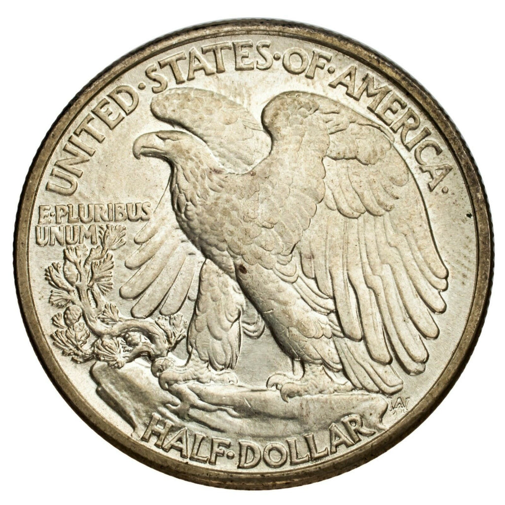 1943 Silver Walking Liberty Half Dollar 50C (Brilliant Uncirculated Condition)