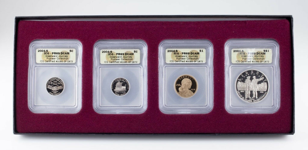 2004-S Westward Journey Pioneer Collection Graded by ANACS as PR69DCAM