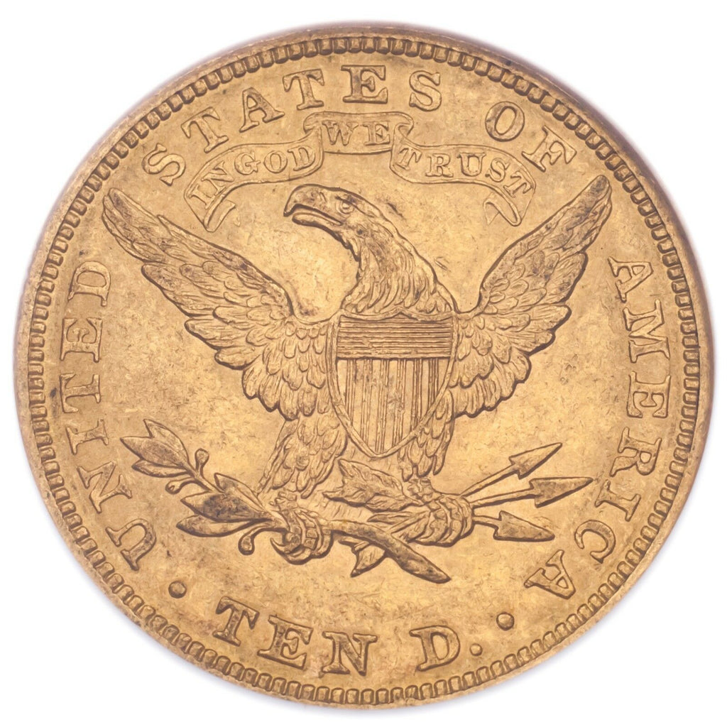 1907 G$10 Gold Liberty Head Graded by NGC as AU-58! Released by GSA!