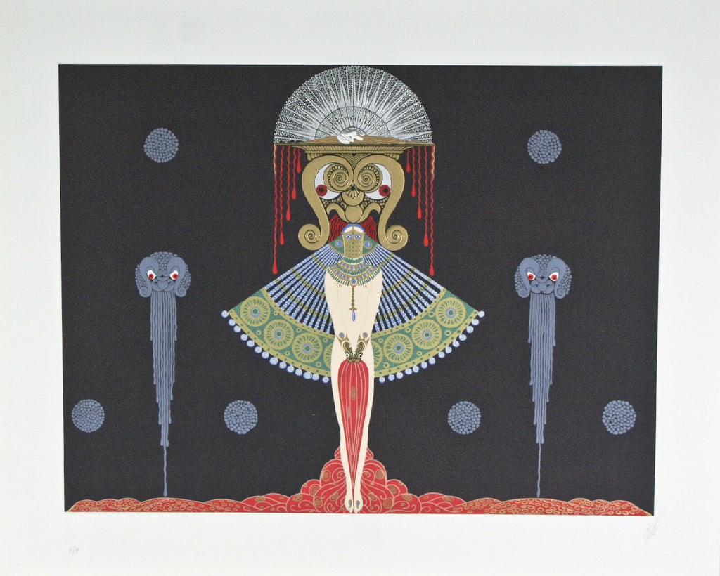 "Salome" by Erte Signed Artist's Proof AP Lithograph 22 1/2"x27 1/2"