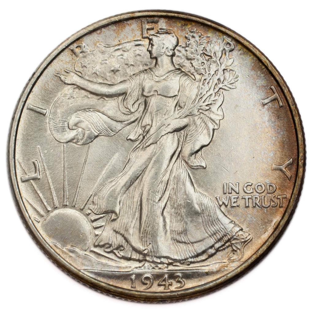 1943 Silver Walking Liberty Half Dollar 50C (Choice BU Condition)