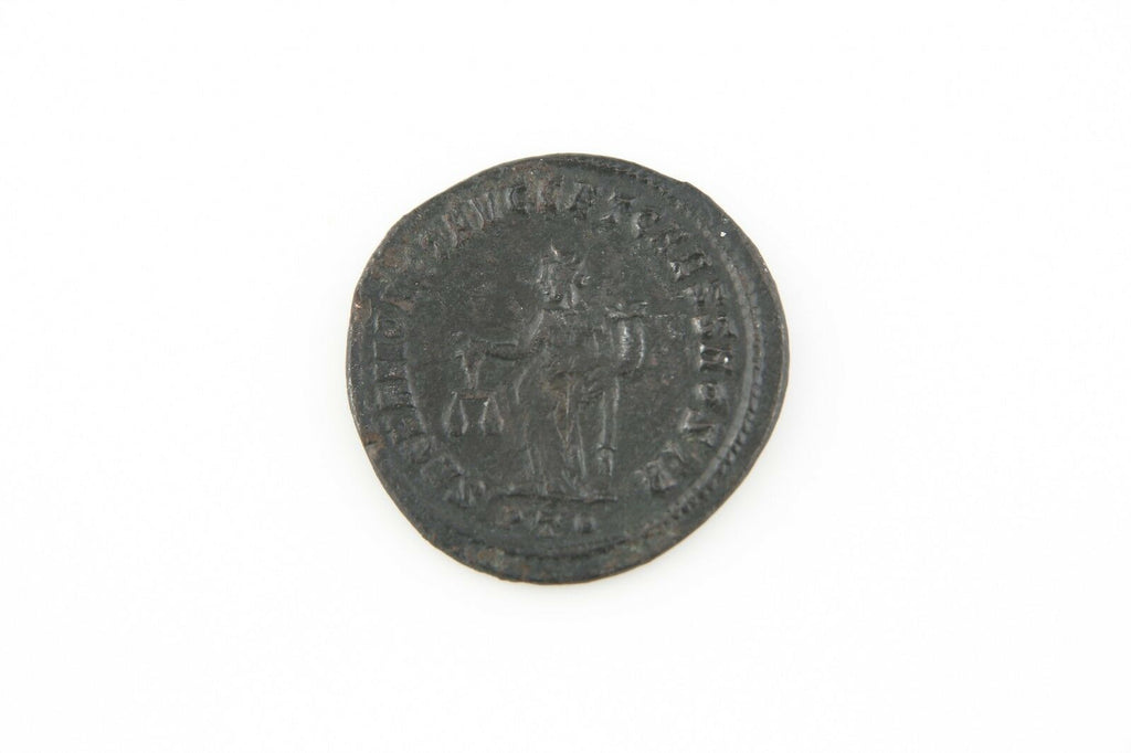 286-305 AD Roman AE Follis Coin XF Maximianus Moneta Ticinum Extra Fine RIC#47b
