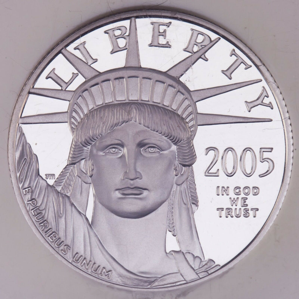 2005-W $25 .9995 Platinum Statue of Liberty 1/2 Oz. Bullion Coin NGC PF70 UCam
