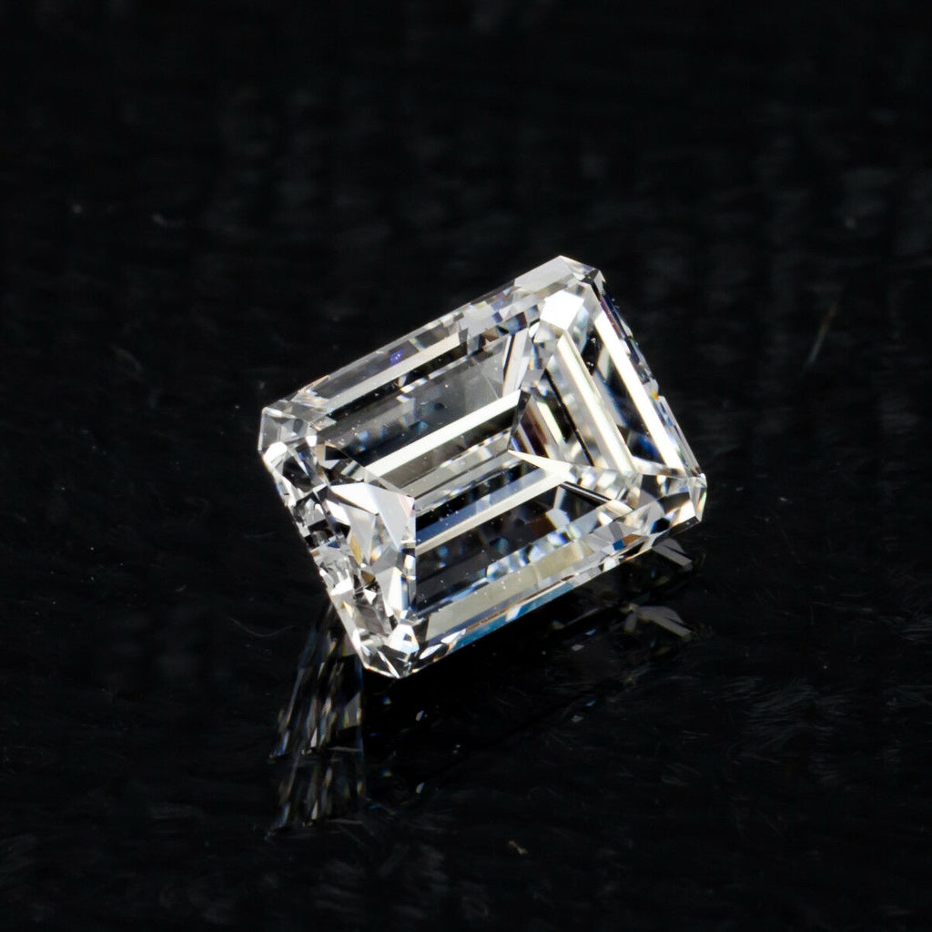 1.00 Carat Loose F / VS2 Emerald Cut Diamond GIA Certified
