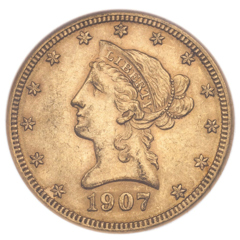 1907-D G$10 Gold Liberty Head Graded by NGC as AU-58! Released by GSA!