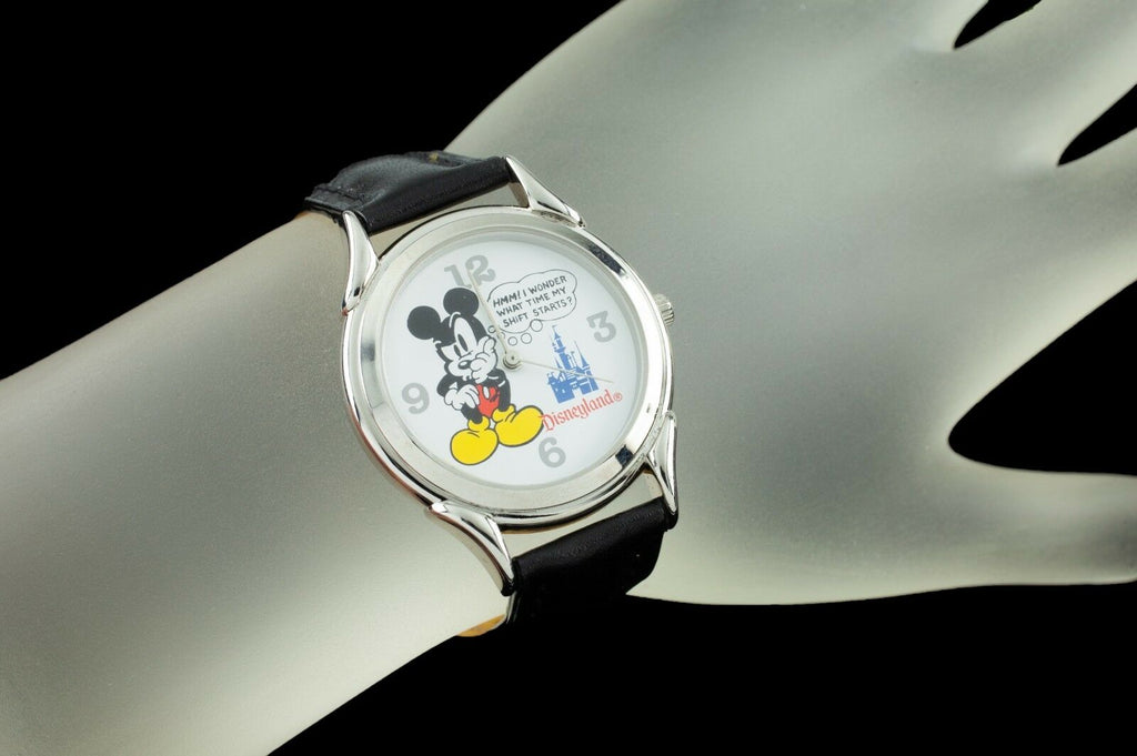 Stainless Steel Disneyland Employee Mickey Mouse Shift Watch Limited Edition 300