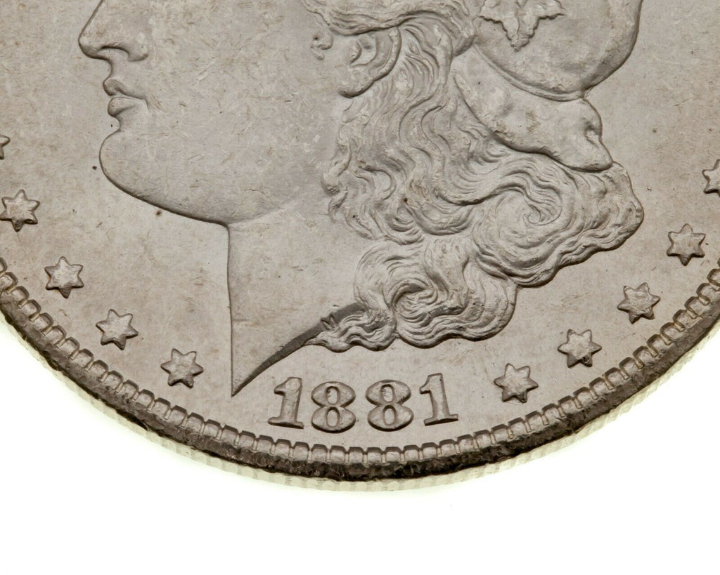 1881-CC $1 Silver Morgan Dollar in Choice BU Condition, Excellent Eye Appeal
