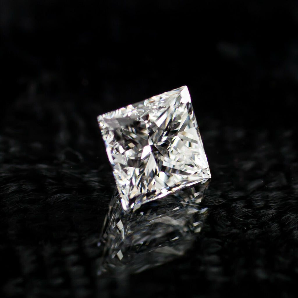 0.76 Carat Loose E / VS1 Princess Cut Diamond GIA Certified
