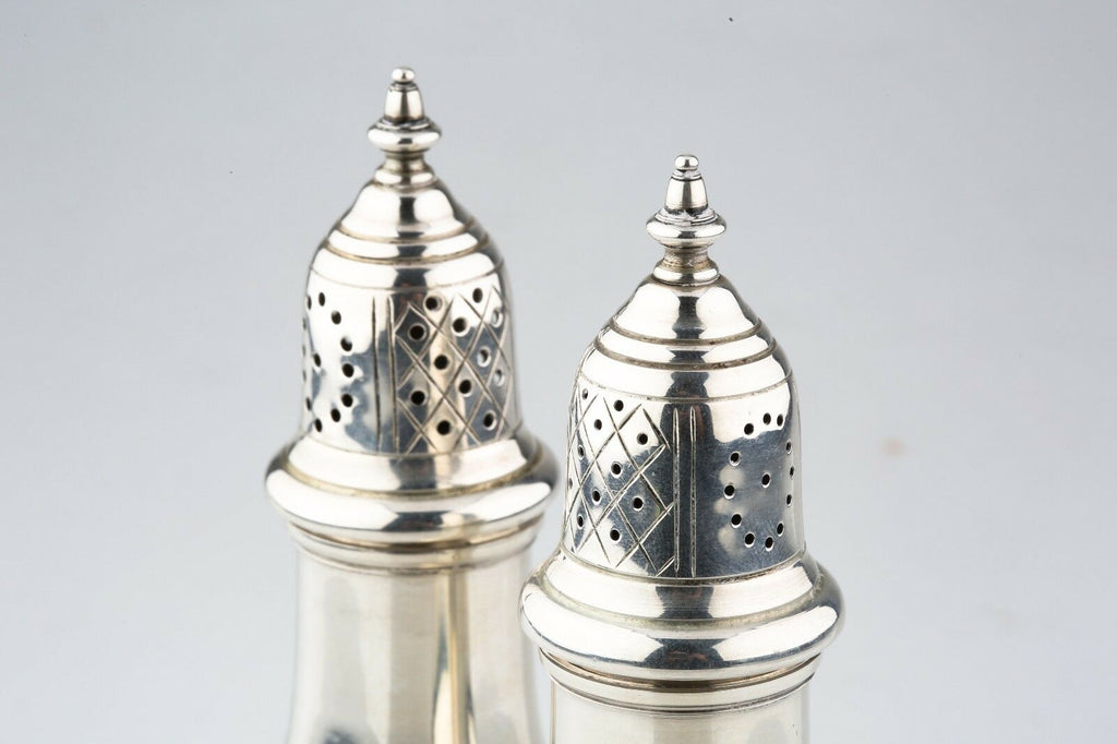 Gorham Sterling Silver Salt & Pepper Shakers Vintage Tablewear 1111