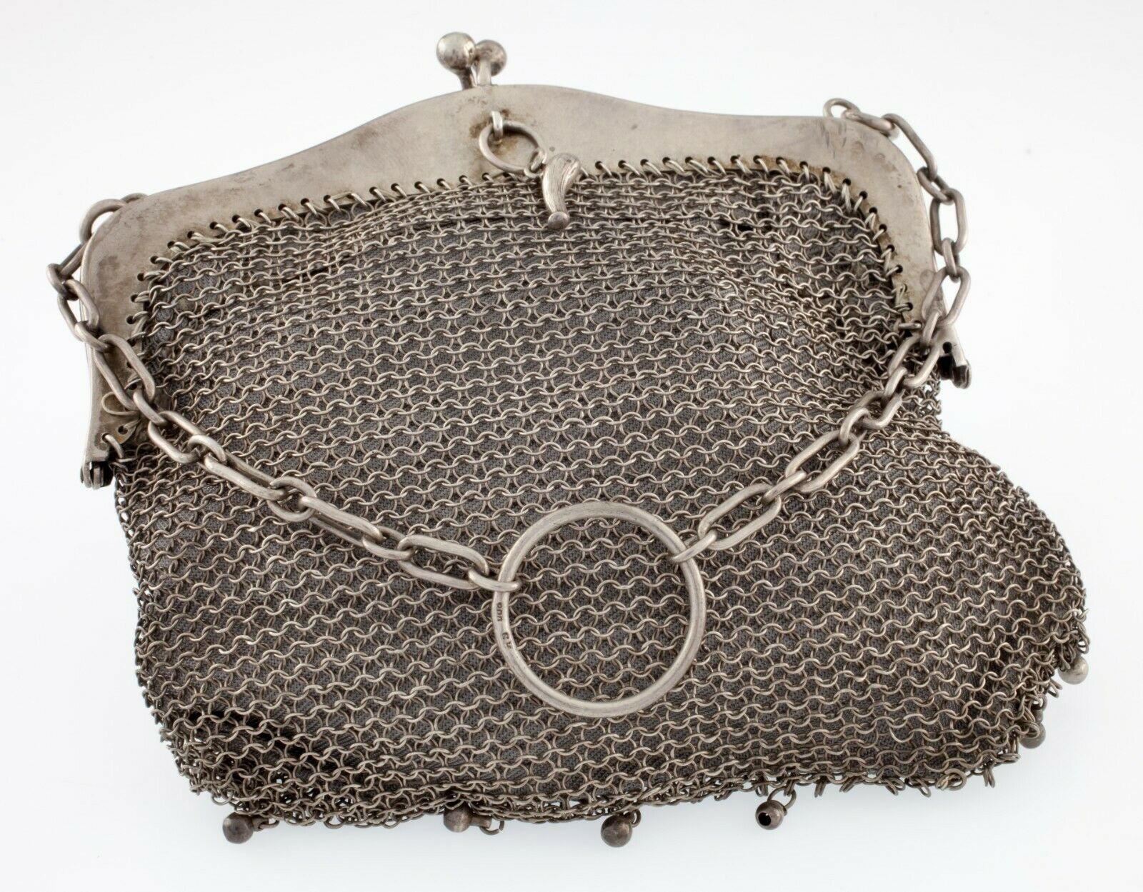 Buy Victorian Antique Silver Mesh Coin Purse Handmade Vintage Edwardian Era  Chatelaine Purse Antique Accessories Online in India - Etsy