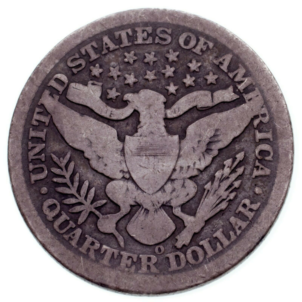 1897-O 25C Barber Quarter in Good Condition, Natural Color