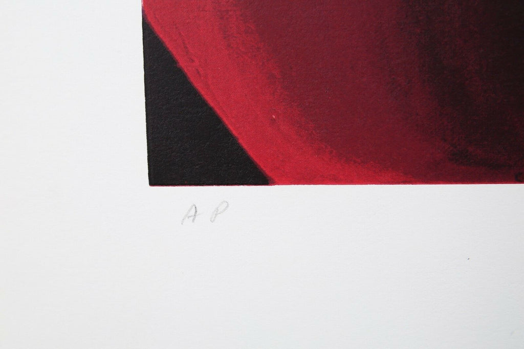 "Red Rose" by Lowell Blair Nesbitt Signed Serigraph AP 28" x 29" w/ CoA