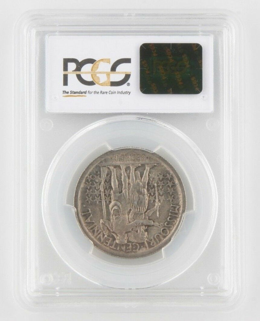 1921 50¢ Missouri Silver Commemorative Graded by PCGS as MS-63! Low Mintage!