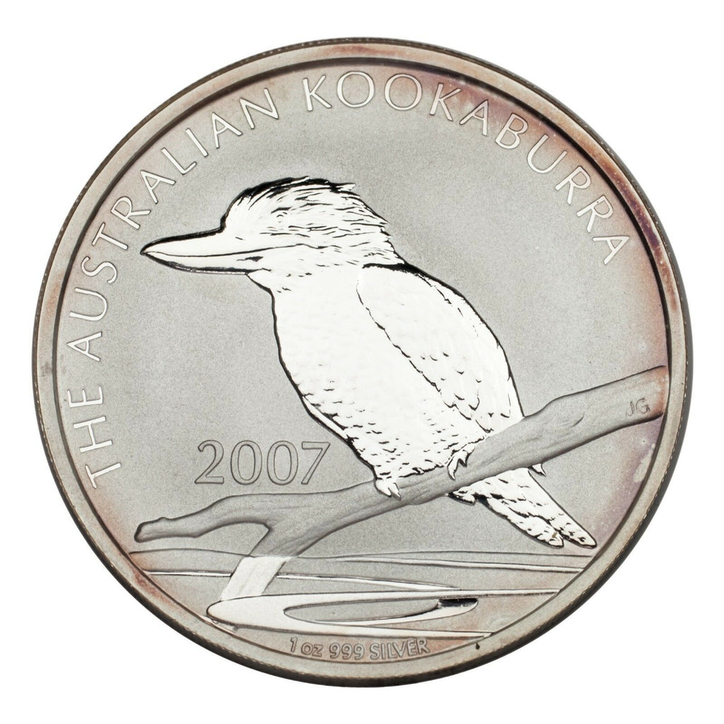 2007 Australia $1 Silver 1oz Kookaburra (BU Condition) KM# 889
