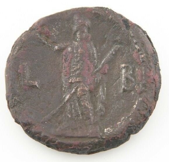 238-239 Roman Egypt Billon Tetradrachm Coin aVF Gordian III Eirene Pax D-4719