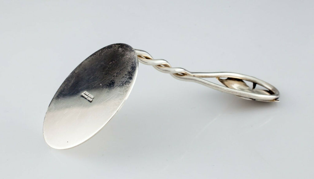 Leonore Doskow Sterling Silver Autumn Leaves Craftsman Spoon