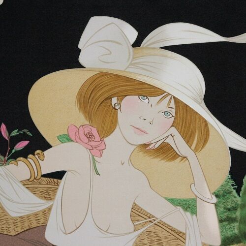 "Lady Libellaula" by Philippe Noyer Ltd Edition of 200 Silkscreen 41 1/2"x28 1/2