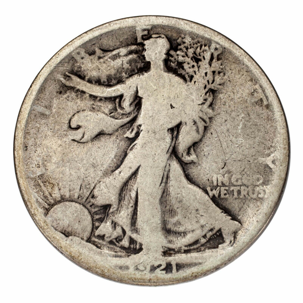 1921 Silver Walking Liberty Half Dollar 50C (Good,G Condition)