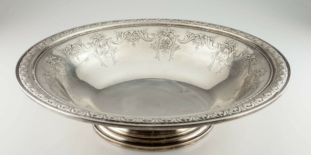 Gorham Sterling Silver King Edward Large Footed Bowl #378 Gorgeous Centerpiece!