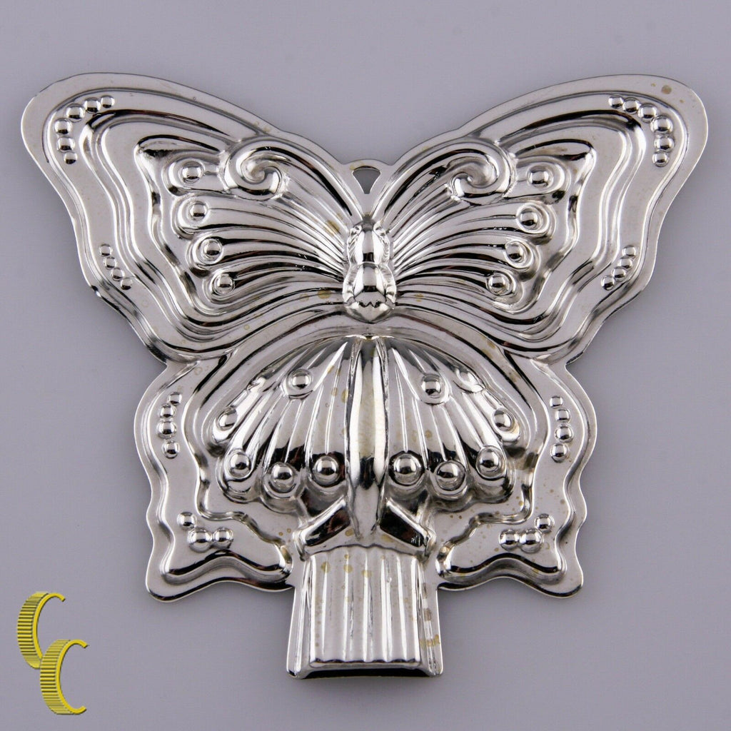 Reed & Barton Sterling Silver Butterfly Whistle Pendant