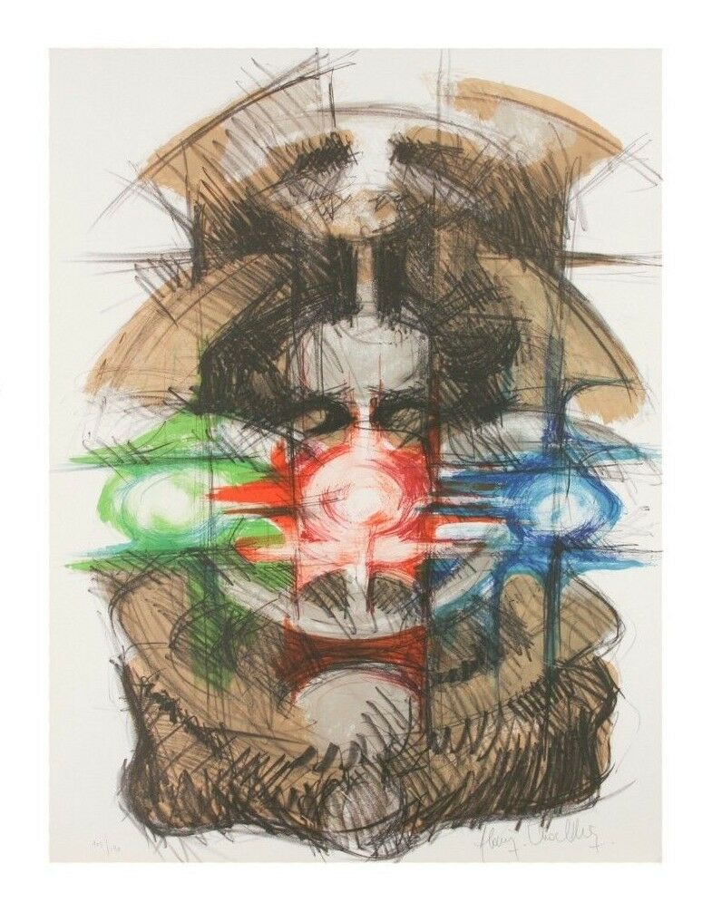 Abstract by Choclliy Lithograph on Paper Limited Edition of 190 25.5" x 19.5"