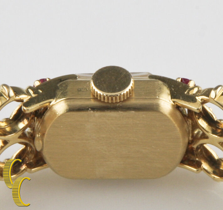 Patek Philippe Ladies 18k Yellow Gold Hand-Winding Watch w/ Ornate Gubelin Band