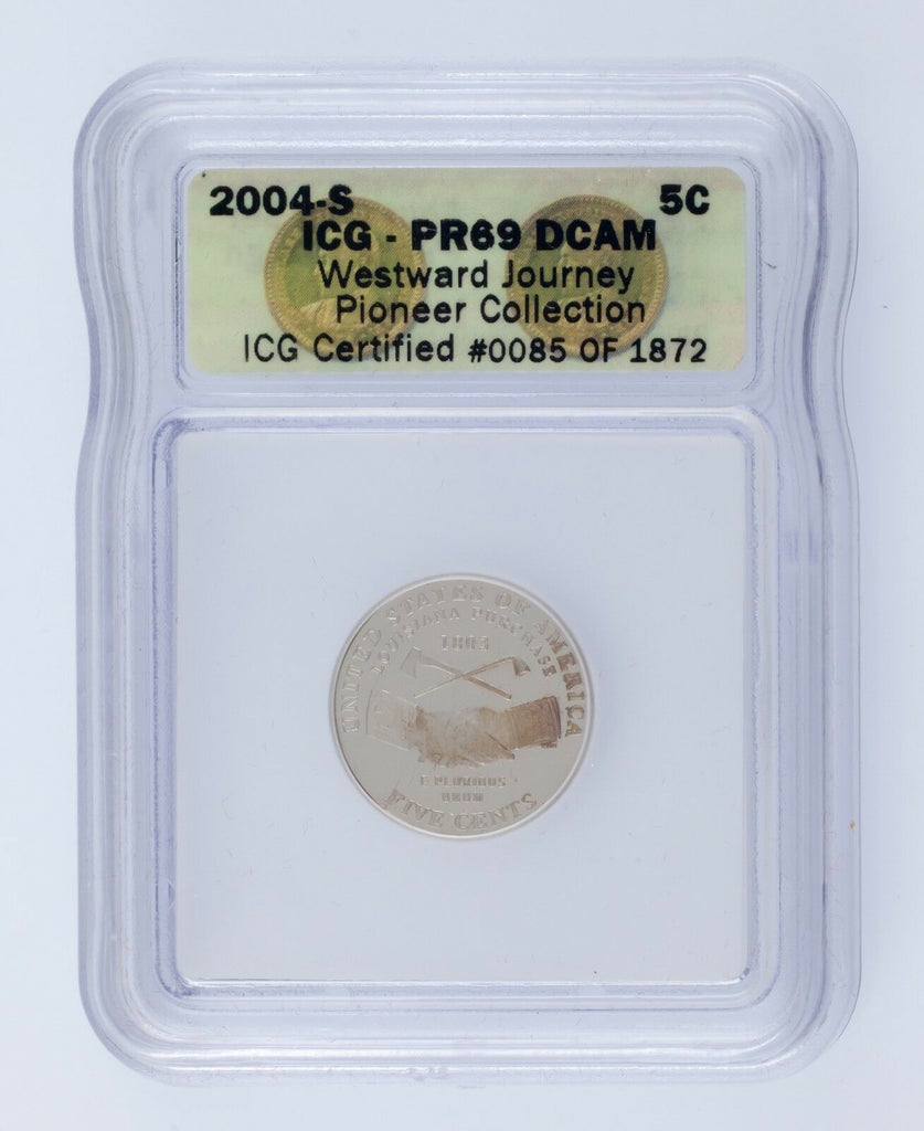 2004-S Westward Journey Pioneer Collection Graded by ANACS as PR69DCAM