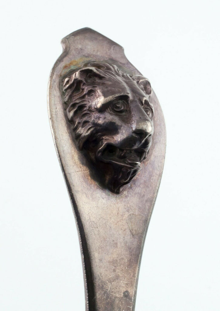 Gorham Sterling Silver Art Silver Spoon w/ 3D Lion Emblem