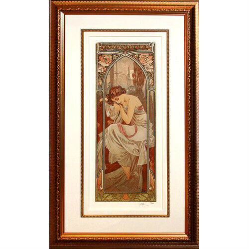 "Nights Repose" By Alphonse Mucha Ltd Edition #42/475 Giclee on Archival Paper