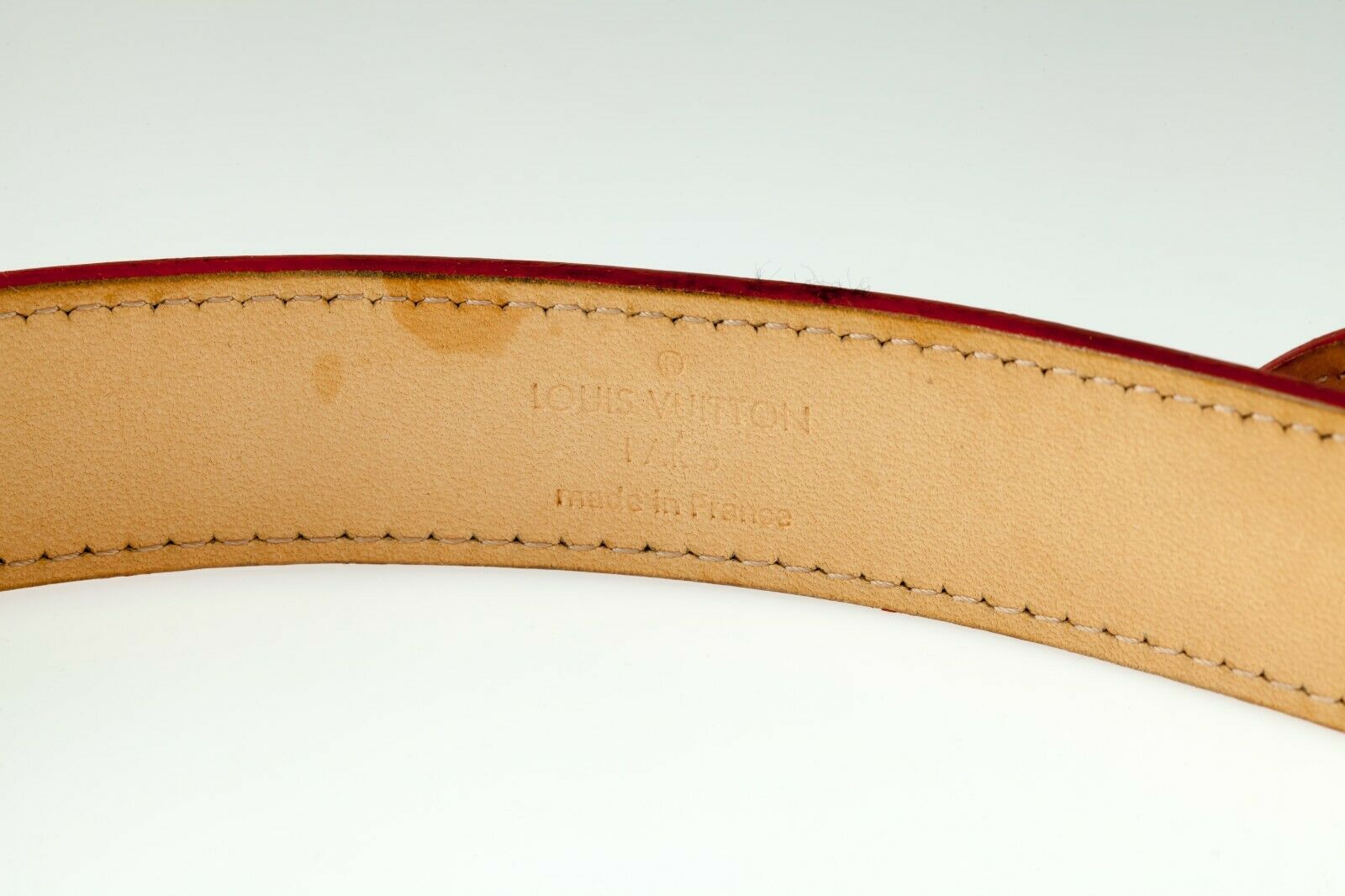 Leather belt Louis Vuitton Orange size 100 cm in Leather - 37311667