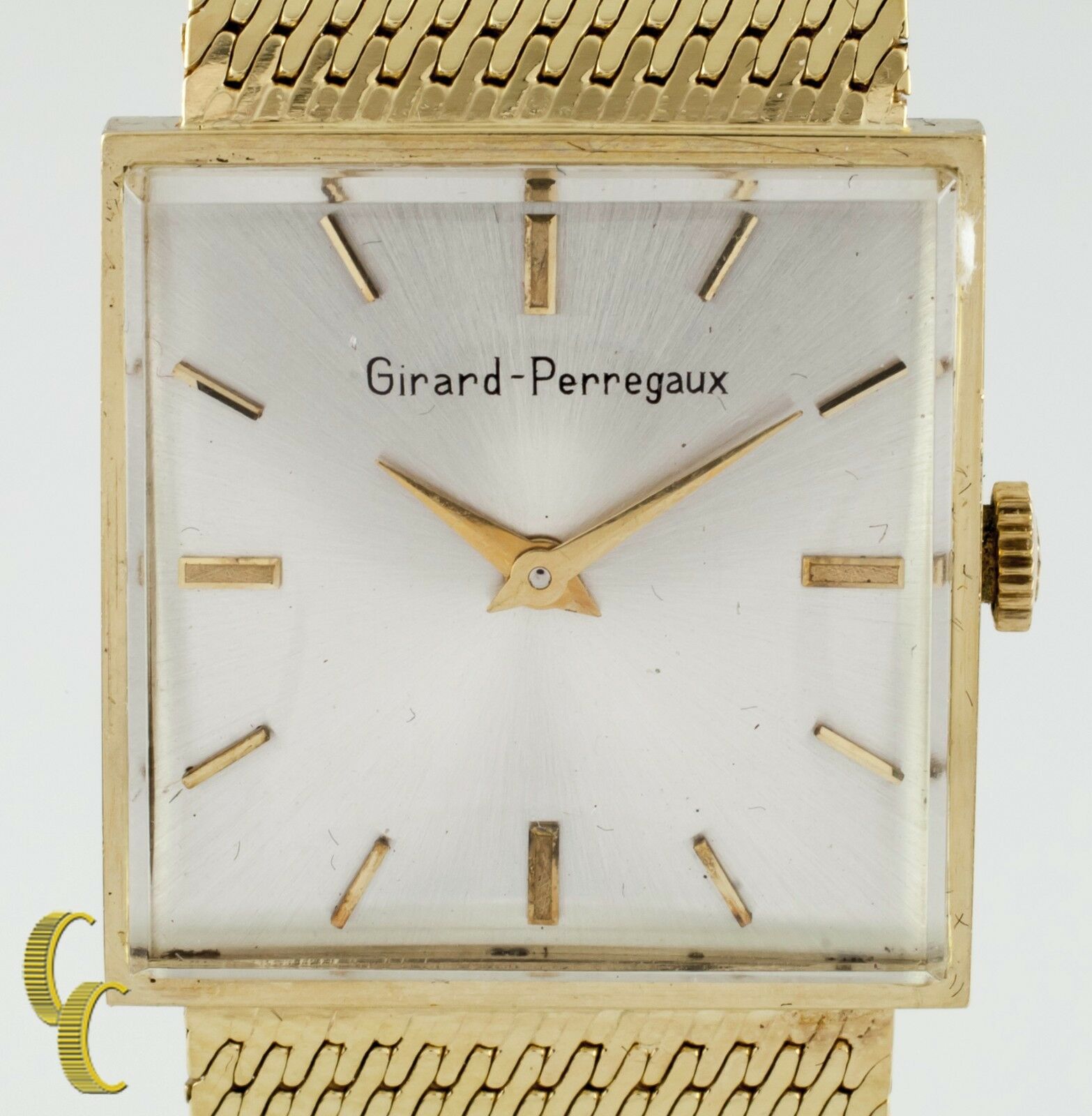 14k Yellow Gold Girard Perregaux Vintage Hand Winding Watch w