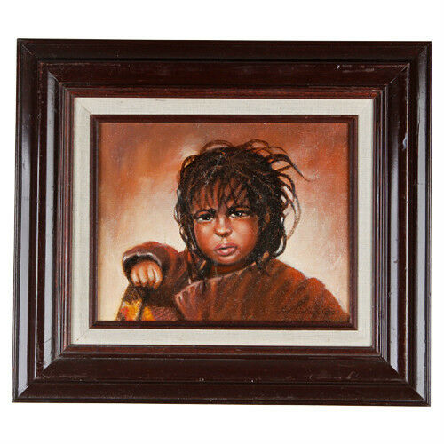 "Take Me Home Please" By Anthony Sidoni 2007 Signed Oil on Canvas 15 3/4x13 3/4