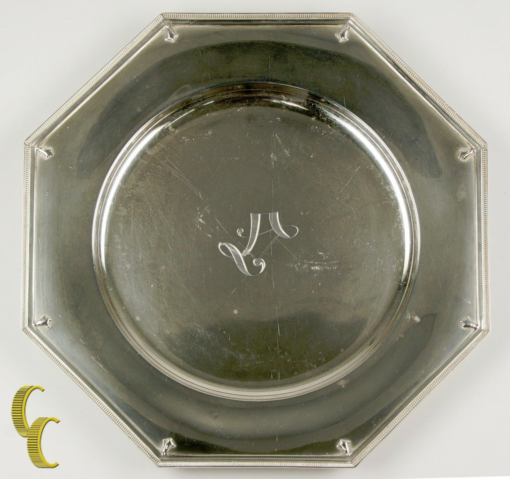 Alvin Richmond Sterling Silver 10" Plate Charger Some Wear, Nice Replacement!