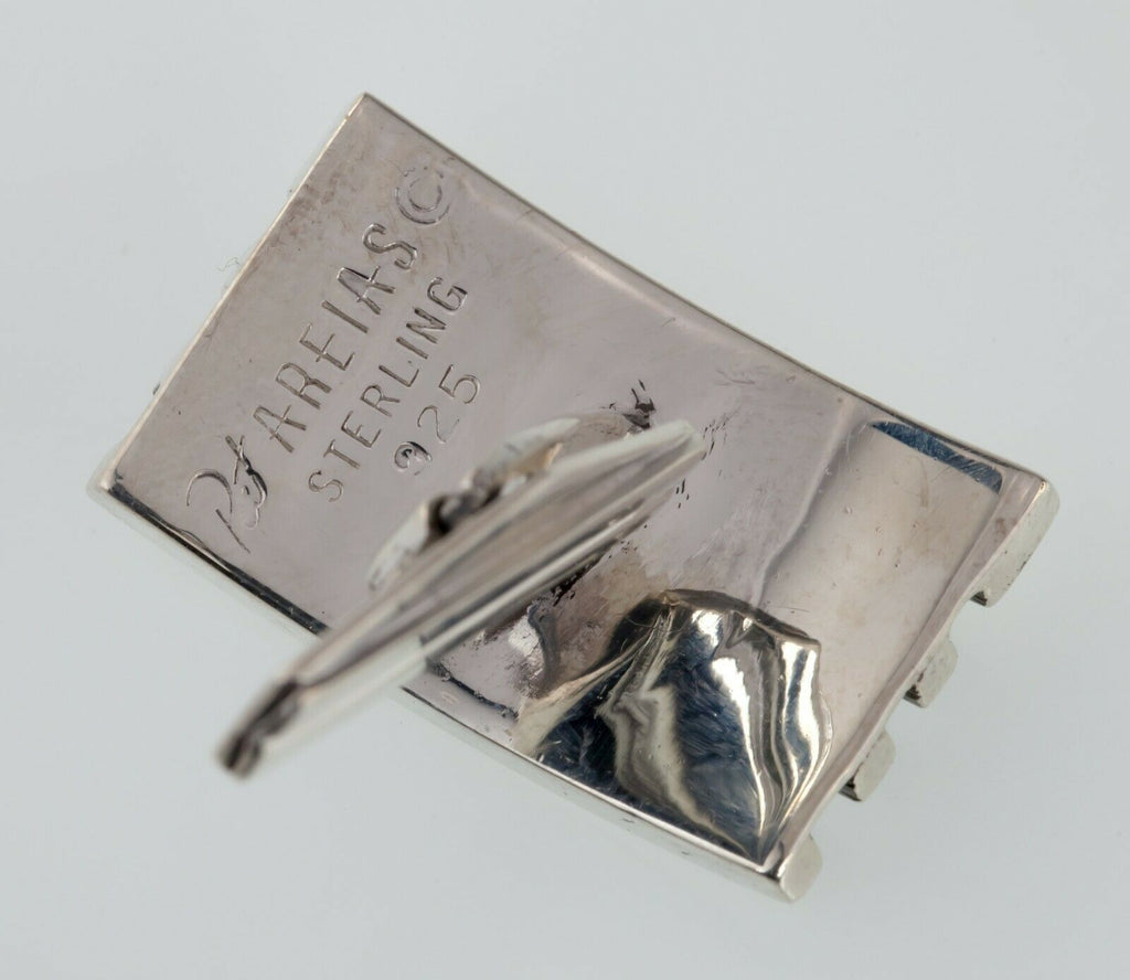 Pat Areias Sterling Silver Vintage Cufflinks Great Gift!