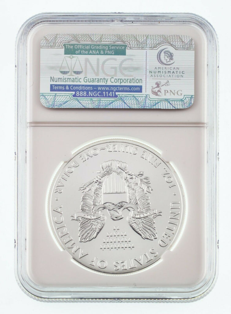 2011 American Silver Eagle 25th Anniversary Graded by NGC as MS-69 Early Release