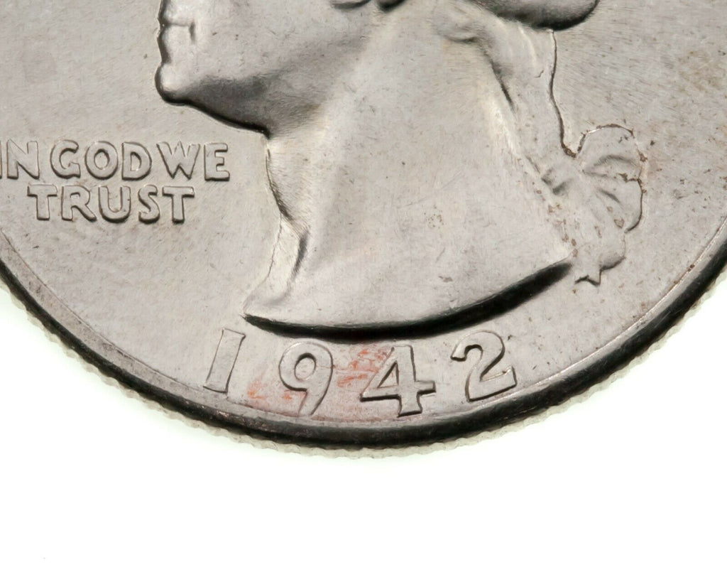 1942 25C Washington Quarter in Gem BU Condition, Excellent Eye Appeal