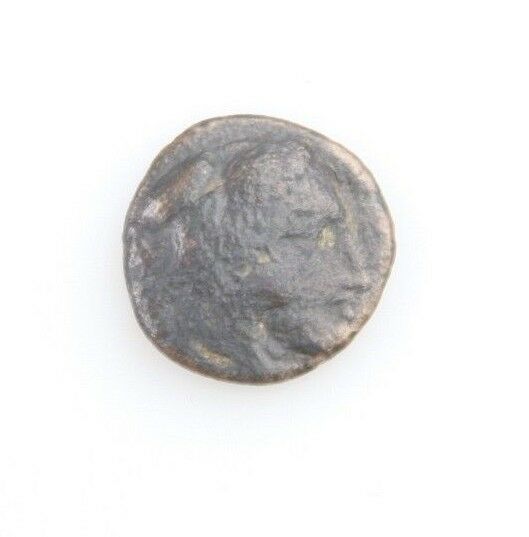 381-369 BC Macedonian Kingdom AE16 Coin (VF) Amyntas III Eagle & Serpent S-1453a