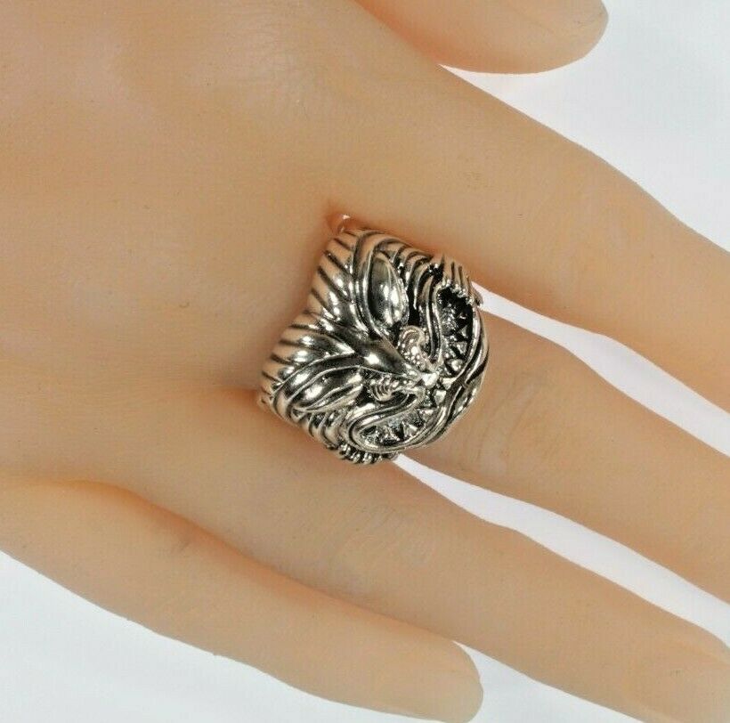 Men's Tiki Kings By Bill Garber Sterling Silver Ring Sz: 10