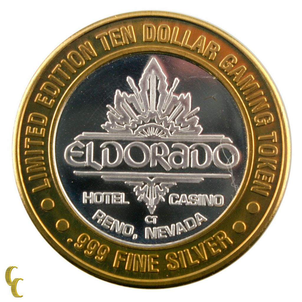 El Dorado Hotel & Casino $10 Gaming Token .999 Silver Ltd Edition