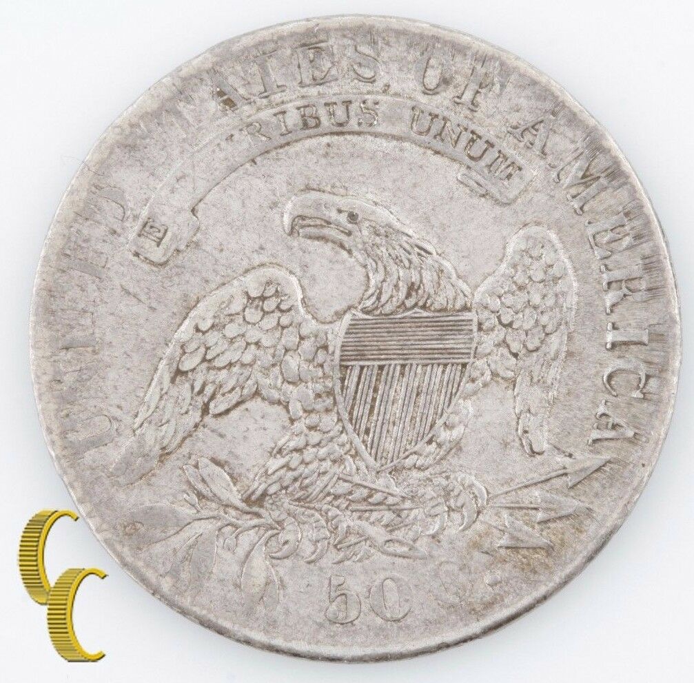 1832 Capped Bust Half Dollar (Extra Fine, XF) Silver 50c 1/2 $ EF KM-37
