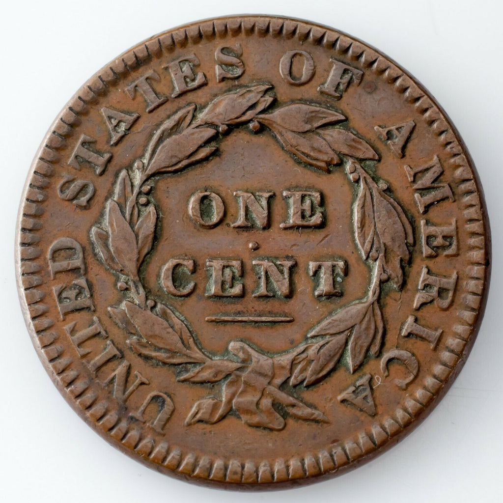 1834 Large Cent VF Condition, All Brown Color, Nice Detail on Both Sides