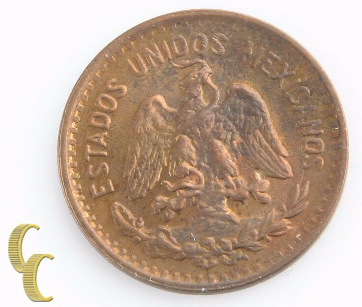 1935-Mo Mexican Un Centavo Lot (AU+, 25 coins) Mexico City One 1c KM-415