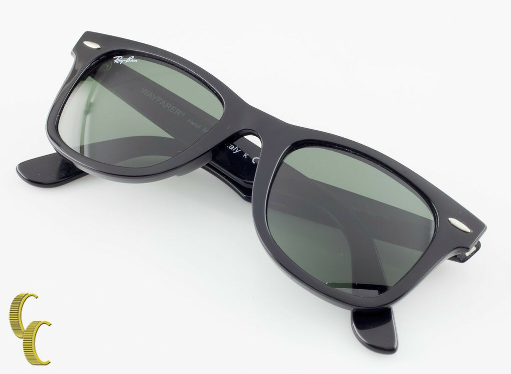 Classic Ray-Ban Black Wayfarer Sunglasses RB2140 w/ Case & Cleaning Cloth