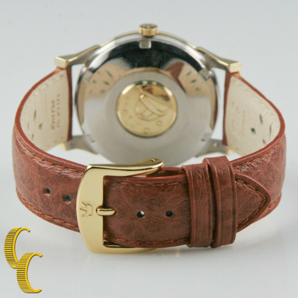 Omega Men's Pie-Pan Constellation Gold Cap Caliber 551 Automatic Watch Patina