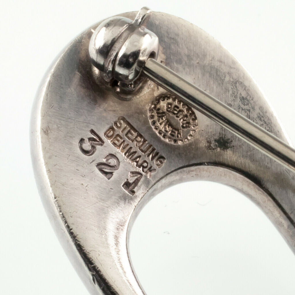 Georg Jensen Sterling Silver Splash Pin #321 Gorgeous!
