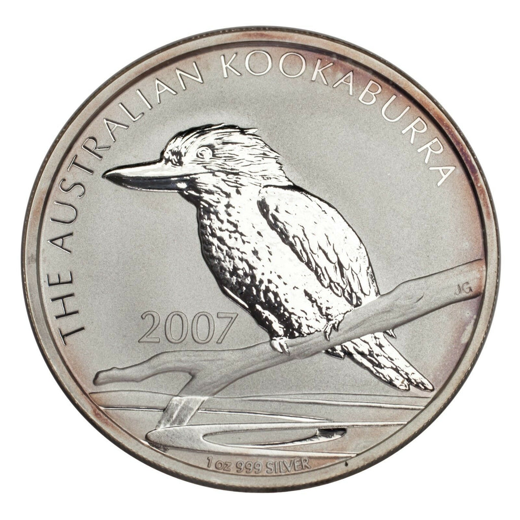 2007 Australia $1 Silver 1oz Kookaburra (BU Condition) KM# 889