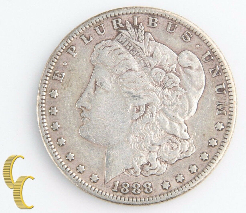 1888-S Morgan Silver Dollar (Very Fine+, VF+) San Francisco Lower Mintage $1 One