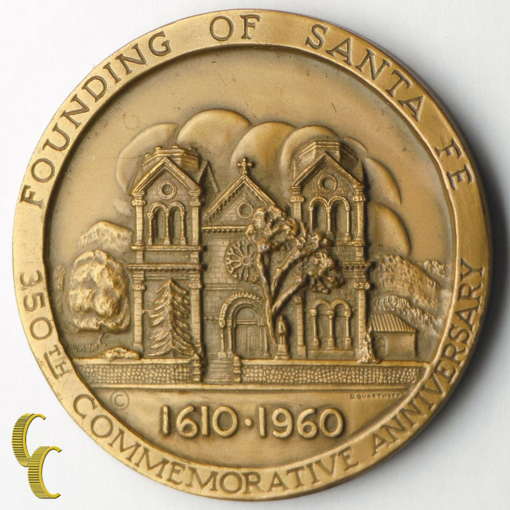 1610-1960 Founding of Santa Fe 350th Anniversary Commemorative Medal